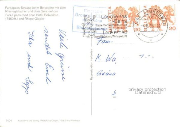 Postbus Furkapass-Strasse Belvedere Rhonegletsc – Bild 2