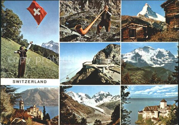 Alphorn Fahnenschwinger Matterhorn Pilatus Jung