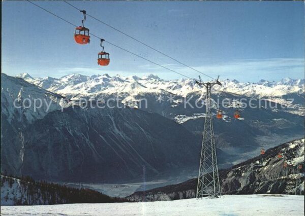 Seilbahn Torrent Albinen-Leukerbad Grand Combin