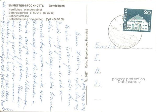 Seilbahn Emmetten-Stockhütte Kühe – Bild 2
