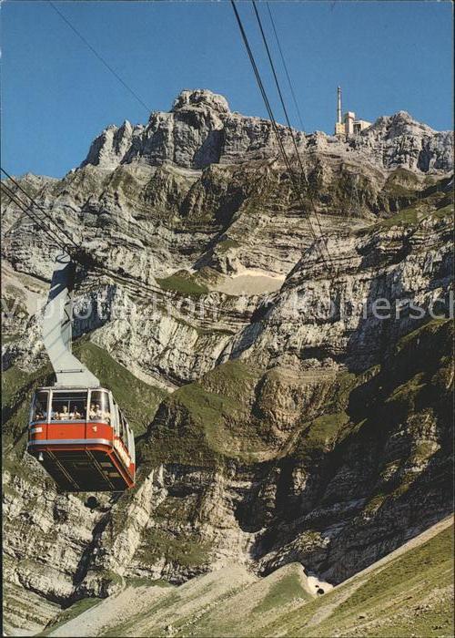 Seilbahn Schwägalp Gyrenspitz Säntis