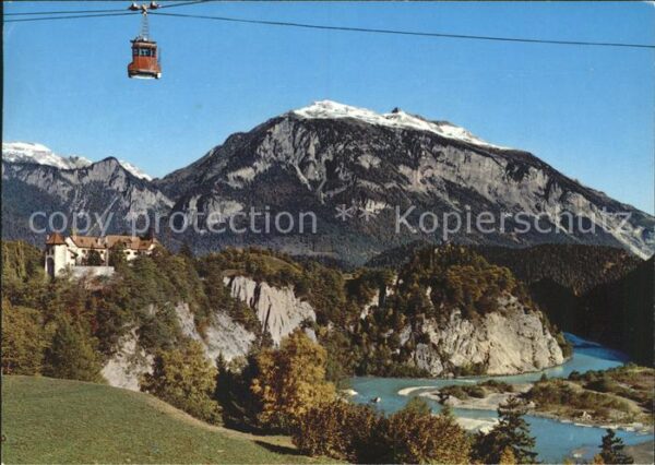 Seilbahn Schloss Rhäzüns Feldis Calanda