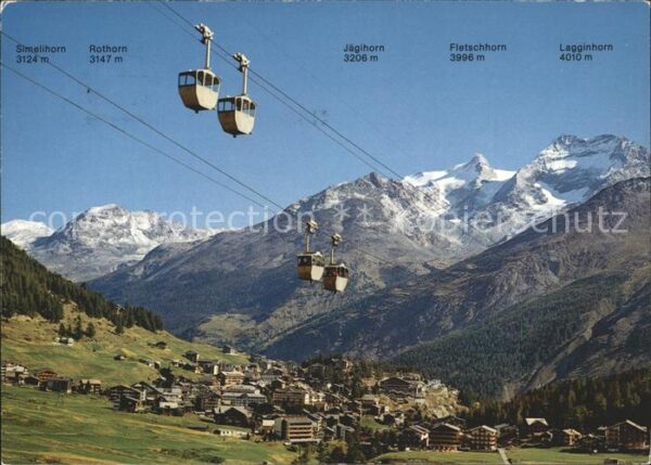 Seilbahn Saas-Fee-Spielboden