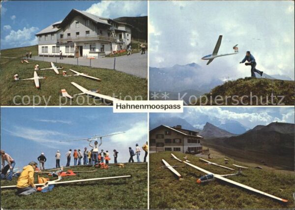 Modellbau Modell-Segelfluggelände Hahnenmoospass
