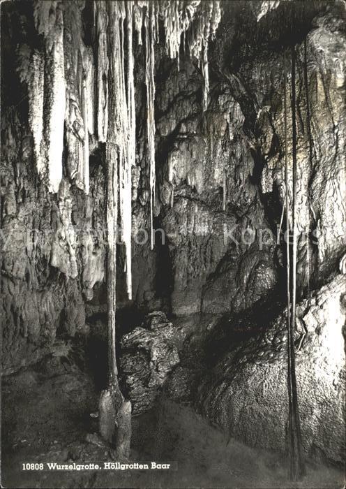 Hoehlen Caves Grottes Wurzelgrotte Höllgrotten Baar