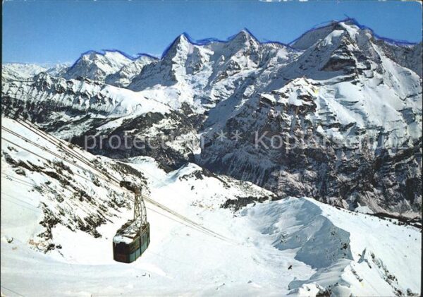Seilbahn Schilthorn Mürren Wetterhorn Eiger Mönc