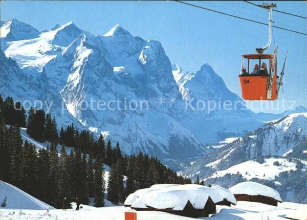 Seilbahn Reuti-Bidmi-Mägisalp Wetterhorngruppe E
