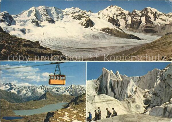 Seilbahn Diavolezza Bernina-See Berninagruppe Pe