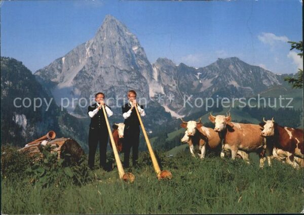 Alphorn Alphorn-Duo A. Wicky Kaltbrunn Saanenla