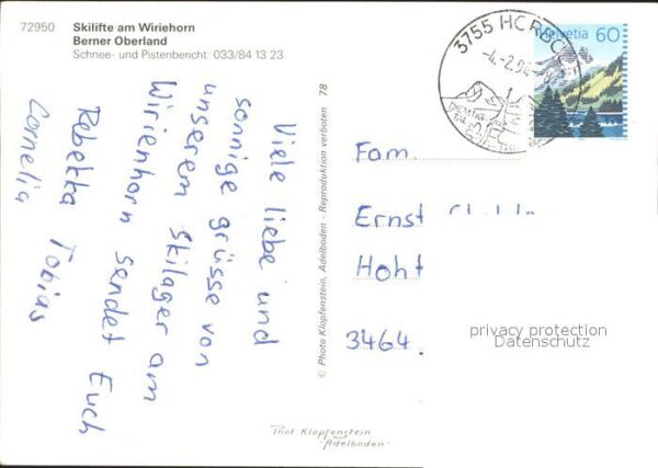 Skilift Wiriehorn Berner Oberland – Bild 2