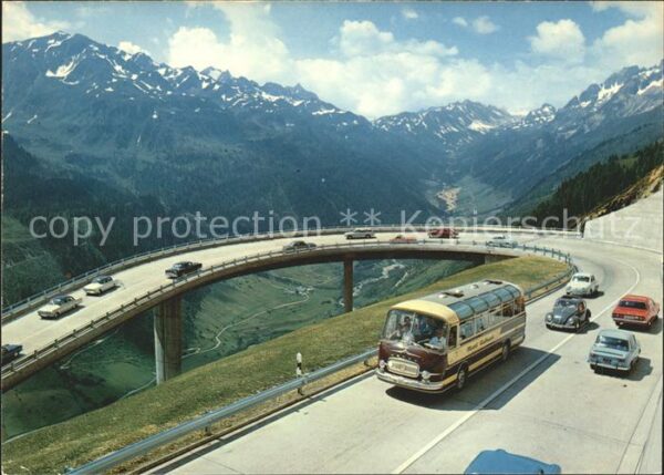 Postbus Strada del San Gottardo Gotthardstrasse
