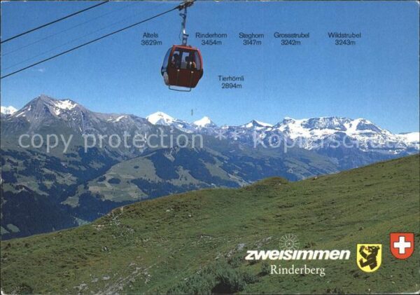 Seilbahn Zweisimmen Rinderberg