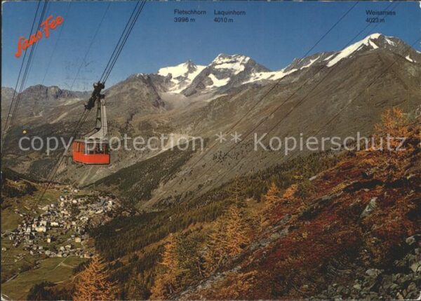 Seilbahn Saas-Fee Felskinn