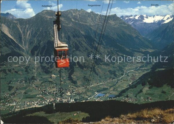 Seilbahn Klosters Silvrettagruppe