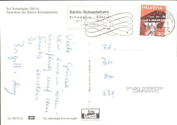 Seilbahn Säntis Schwägalp Talstation – Bild 2