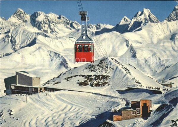 Seilbahn Parsenn-Weissfluhgipfel Silvretta Piz L
