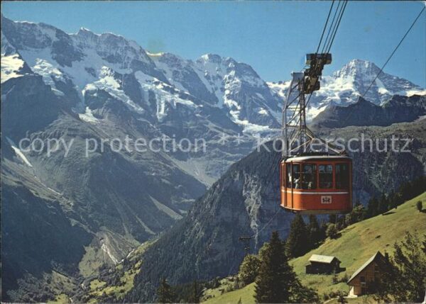 Seilbahn Schilthorn Mittaghorn Grosshorn Breitho