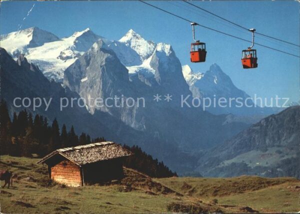 Seilbahn Meiringen-Hasliberg Wetterhorngruppe Mö