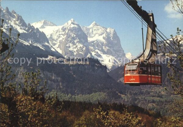 Seilbahn Meiringen-Hasliberg Wetterhorngruppe Mö