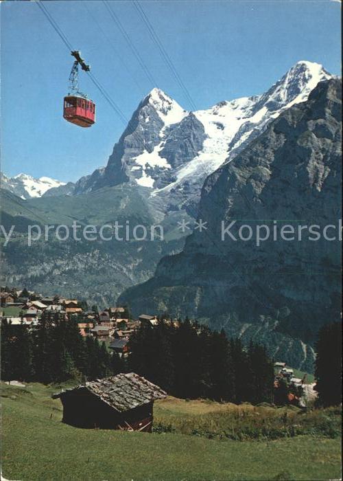 Seilbahn Schilthorn Mürren Eiger Mönch