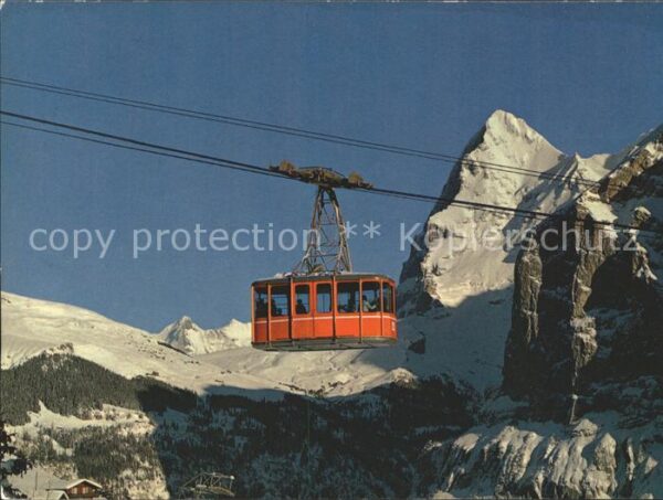 Seilbahn Schilthorn Mürren Eigernordwand Eiger
