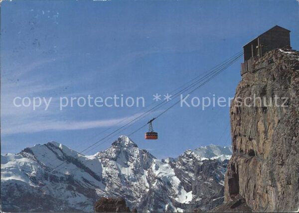 Seilbahn Schilthorn Mürren Station Birg Gspalten