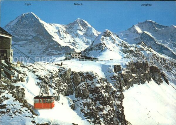 Seilbahn Männlichen Bergstation Hotel Eiger Mönc