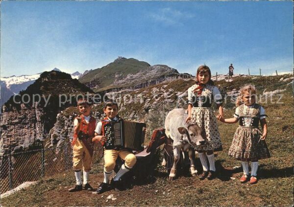 Handharmonika Kalb Kinder Trachten Ebenalp Appenzell
