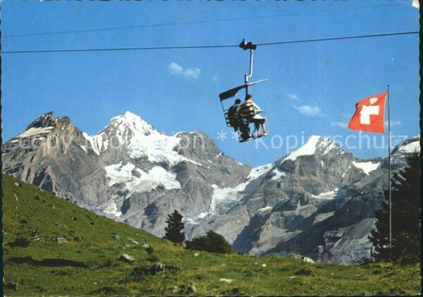 Sessellift Kandersteg-Geschinen Blümlisalphorn Frü