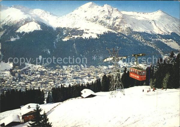 Seilbahn Davos Ischalp Parsenn Strela