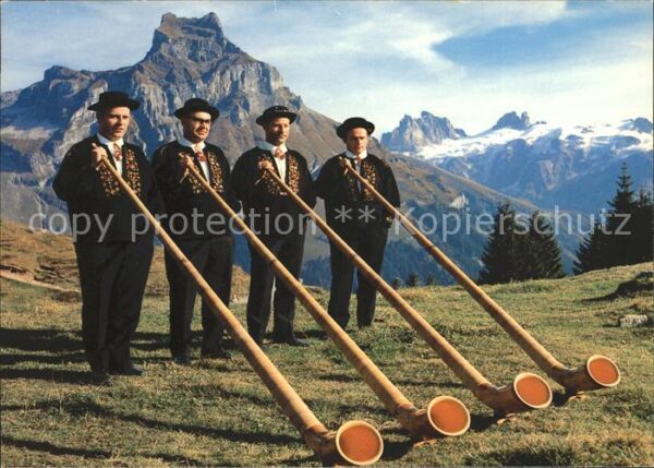 Alphorn Alphornquartett Titlis Engelberg