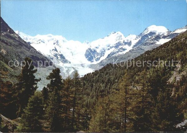 Gletscher Morteratschgletscher Berninagruppe