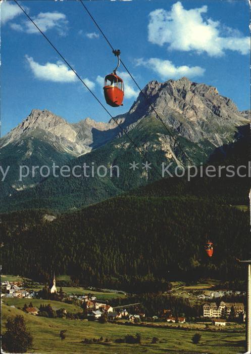 Seilbahn Muotta Naluns Piz Lischana Scuol-Schuls