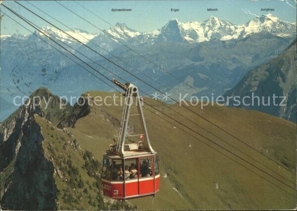 Seilbahn Erlenbach Stockhorn Simmental Thunersee