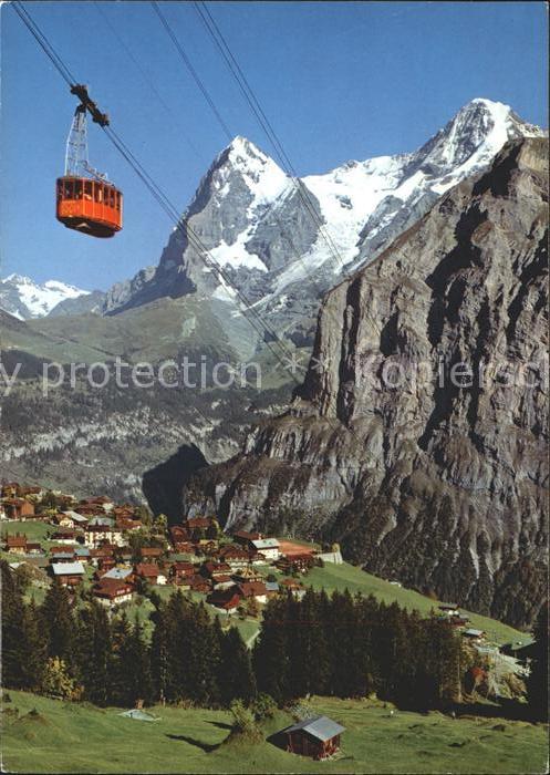 Seilbahn Schilthorn Mürren Eiger Mönch