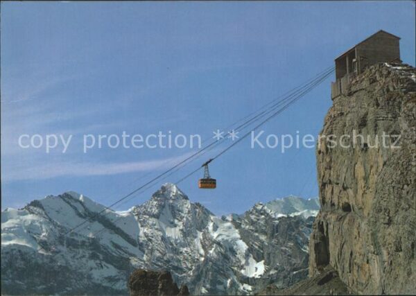 Seilbahn Schilthorn Mürren Station Birg Gspalten