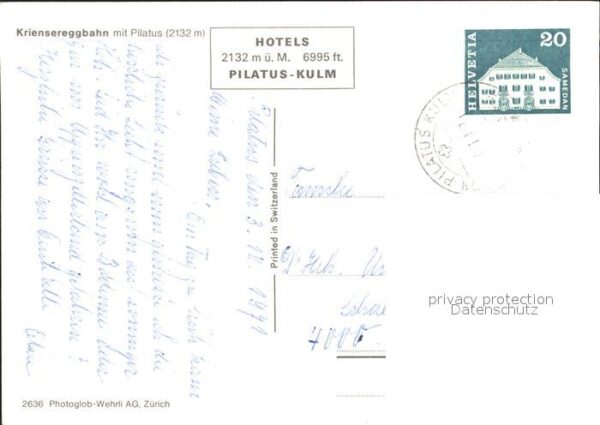 Seilbahn Kriensereggbahn Pilatus – Bild 2