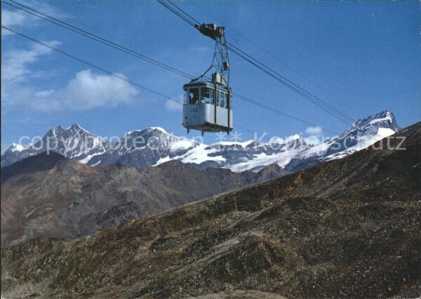 Seilbahn Gornergrat-Stockhorn Zermatt Dom Alphub