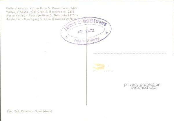 Bernhardiner Valle d_ Aosta Valico Gran S. Bernardo – Bild 2