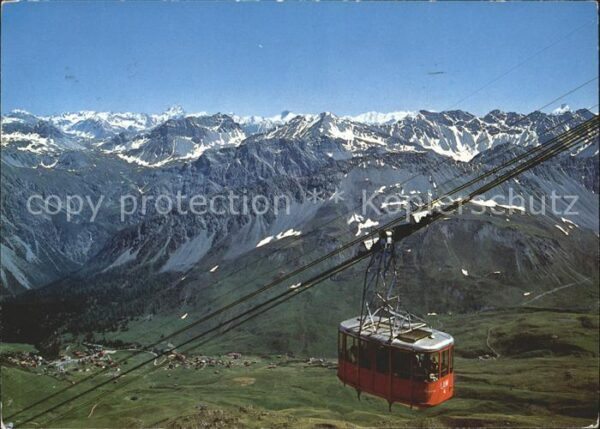 Seilbahn Arosa-Weisshorn Berninagruppe