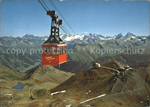 Seilbahn Weissfluhgipfel Davos-Parsenn Silvretta