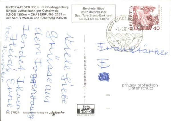 Seilbahn Unterwasser Obertoggenburg Iltios Chäse – Bild 2