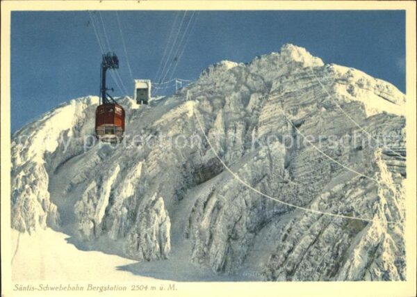 Seilbahn Säntis Bergstation Schwägalp