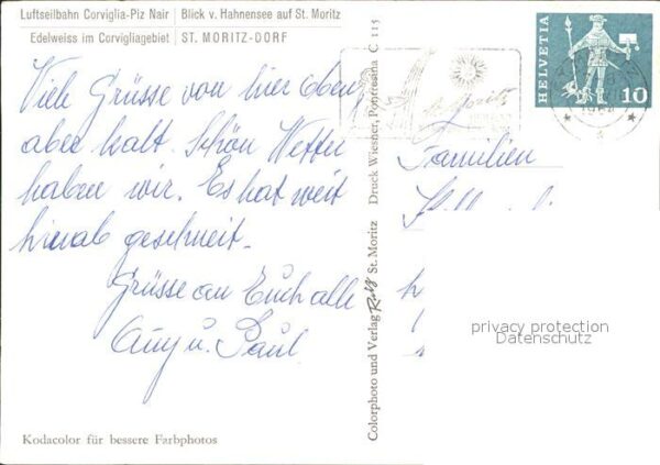 Edelweiss Seilbahn Corviglia Piz Nair St. Moritz – Bild 2