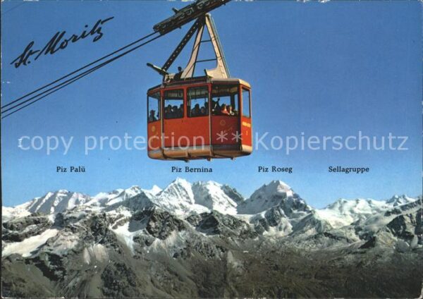 Seilbahn Corviglia Piz Nair St. Moritz Berninagr