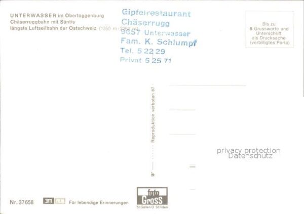Seilbahn Chäserrugg Unterwasser Obertoggenburg S – Bild 2