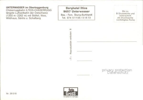 Seilbahn Chäserrugg Unterwasser Obertoggenburg – Bild 2