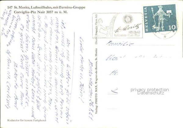 Seilbahn St. Moritz Bernina-Gruppe Corviglia Piz – Bild 2