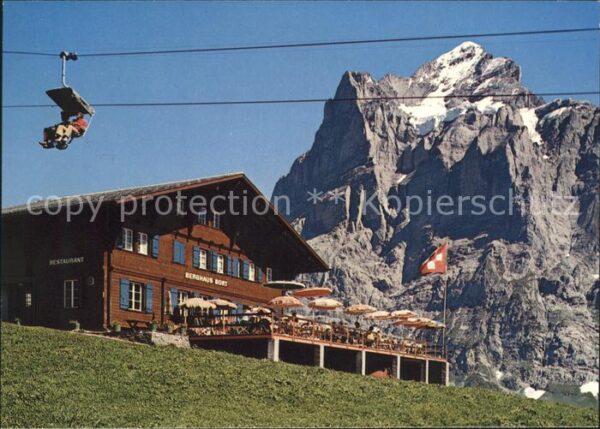 Sessellift Grindelwald Bergrestaurant Bort Firstba