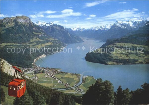 Seilbahn Brunnen-Urmiberg Vierwaldstättersee Fro